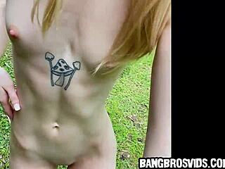 damn, banging my stepsister outside in wild doggystyle!