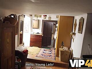 Vip4k Beautiful Czech Girl In Uniform At Guest House