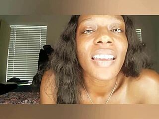 Ebony Girlfriend Gives Joi