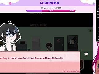 LewdNeko Vtuber Plays Naughty Femboy Burgers Game