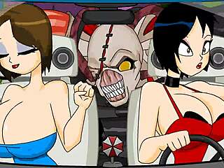 ¿Qué es el amor? Animación flash Resident Evil con tetas monstruosas salvajes! 😈