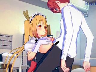 Tohru and Kobayashi in Dragon Maid Hentai Adventure