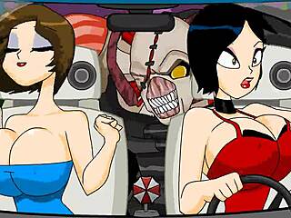 What is love? Resident Evil animation flash with wild monster boobs! 😈