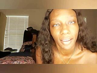 Ebony Girlfriend Gives Joi