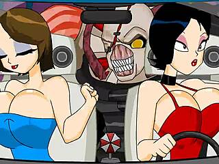 What is love? Resident Evil animation flash with wild monster boobs! 😈