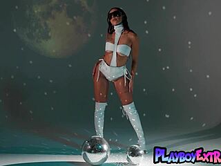 Sisi Rose, the gorgeous latina, strips to show her tattoos