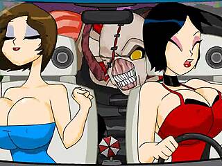 What is love? Resident Evil animation flash with wild monster boobs! 😈
