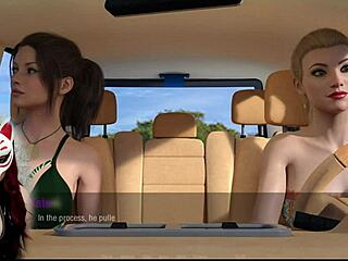 Kate's wild beach game with milf brunette