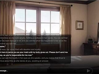 Erotic Story With Obedient Big Tits Blonde Maid Anya Ai