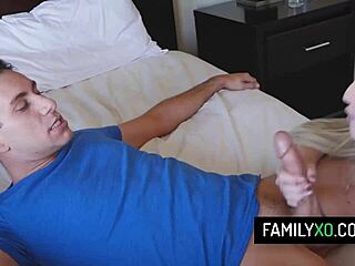 Cheating Milf Christie Stevens Deep Throats Stepson's Cock in Wet Action