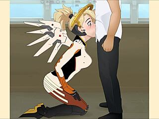 I love overwatch mercy deepthroat hentai scenes