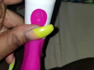 Up close wet pussy play with dying toy