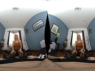 in this vr scene, victoria stephanie reveals her secret while getting fingered and assfucked by a big cock
