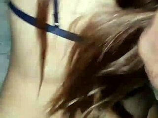 La pendeja venezolana gets intense assfucking creampie cumshot as argentinian prostitute