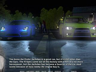 Race of life episode 7, racing with big boobs