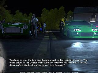 Race of life episode 7, racing with big boobs