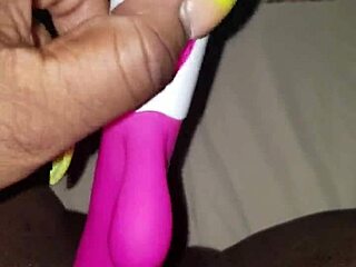 Up close wet pussy play with dying toy