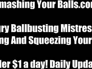 hardest ballbusting humiliation awaits