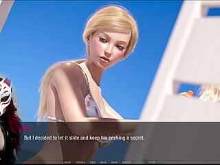 Kate's wild beach game with milf brunette