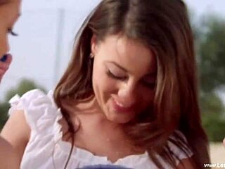 veronika shows her friend the art of sensual kissing.