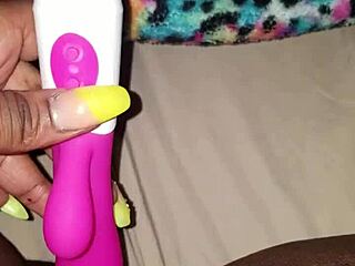 Up close wet pussy play with dying toy