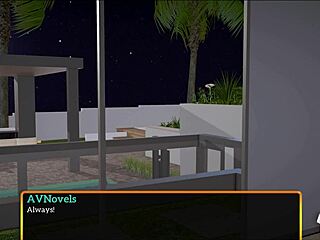 Exploring my new family in a homemade game