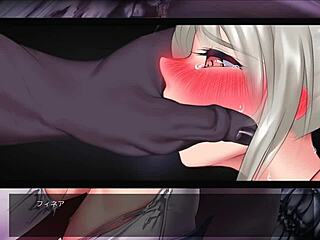 game scene no 1: noble-minded pure monster girl knightess phinea trapped by dullahan