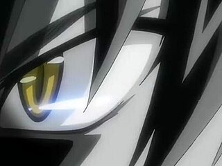 black cat cap 1 episode in the anime series featuring the black cat character in cartoon style