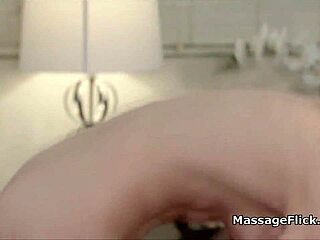 The blonde teen client rides the masseur's cock like a dirty whore in this reality scene