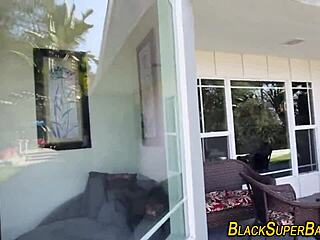 Teen Latina Babe Rides Big Black Monster Cock Hardcore