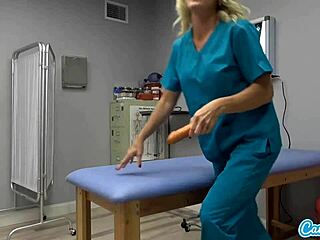 Blonde Nurse420 Masturbates at Hospital During Lunch