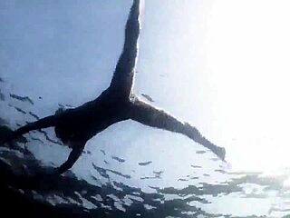 is this supernatural sexy bikini girl swimming too alluring?