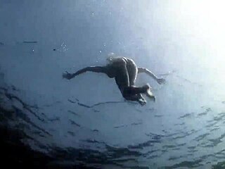 is this supernatural sexy bikini girl swimming too alluring?