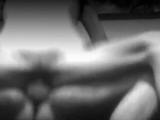 skinny wife playing around in front of the camera