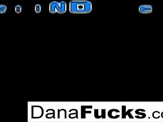 Dana's brunette ass gets fucked by big black cock with pussy and tits involved.