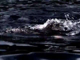 is this supernatural sexy bikini girl swimming too alluring?