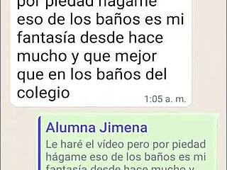 College Teen Begs for Better Grade with Big Tits