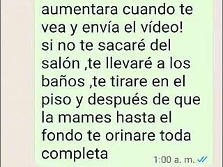 College Teen Begs for Better Grade with Big Tits