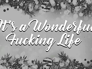 Chci ty velké kozy té milf v tom vánočním parodickém jebání