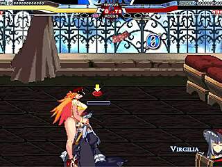 JESSICA battles WARUGIRIA in paid character scene, leading to intense cumshot