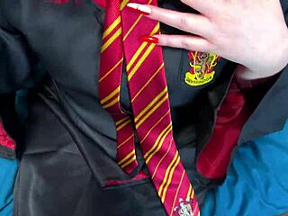 slytherin boy rough fucks busty gryffindor student at hogwarts