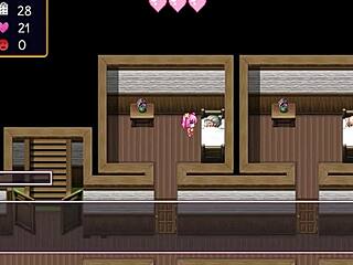 noelle tries her best to give a blowjob and handjob in this anime game