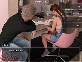 i explore the girl house in this hentai game