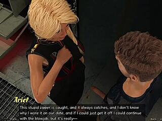 Wow! Stranded Blonde Virgin Deepthroats Monster Cock in Space!