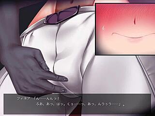 game scene no 1: noble-minded pure monster girl knightess phinea trapped by dullahan