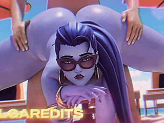 Say So Overwatch Tribut mit Futa-Schwanz Creampie in Anime-Zusammenstellung