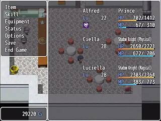 Amiga do príncipe estava fazendo alguma coisa debaixo do balcão do tarado - NTR sisters - Ciella & Luciella - parte 8.