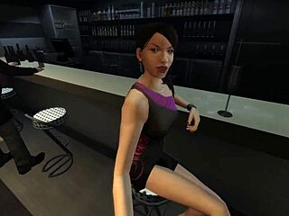 In GTA 4, Luis fucks Asian babe Kay Hartman in the club bathroom after dancing.
