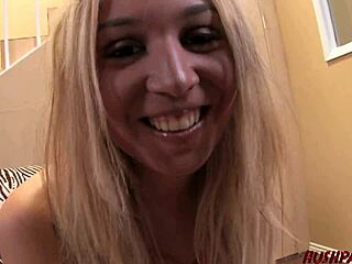 Oh My God, This 18 Year Old Teen Is Sucking And Fucking Whitezilla Cock In Doggystyle!