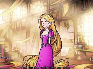 Once a porn a time, memories of Rapunzel Ruta Angel in cartoon hentai.